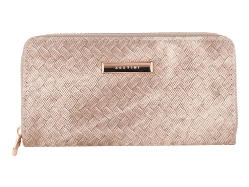 Cartera Felianna Trenzada Café para Mujer