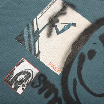 Streetwise Airbrush Crewneck Teal
