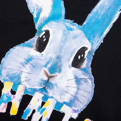 Bunny Hoodie Black Sun Fade