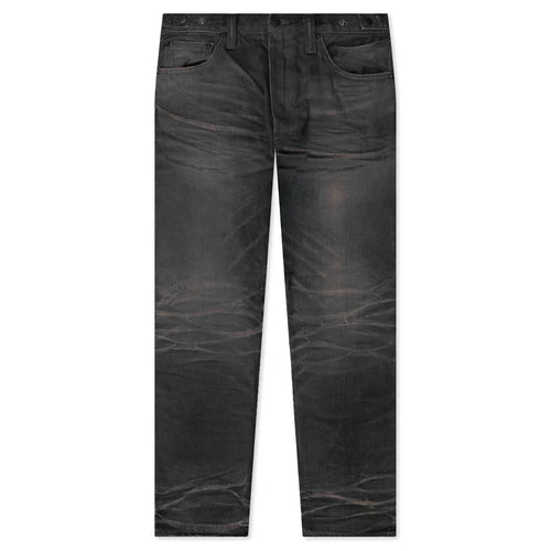 Edo Straight Jean Worn Black
