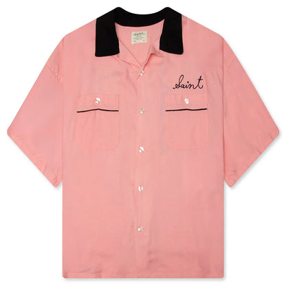 Trump Bowling Shirt Pink