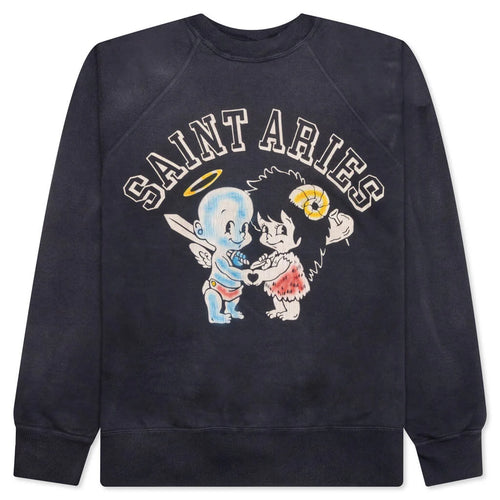 Saint Aries Crewneck Black