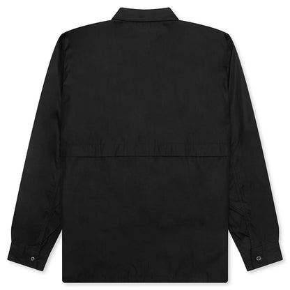 Drawstring L S Shirt Black