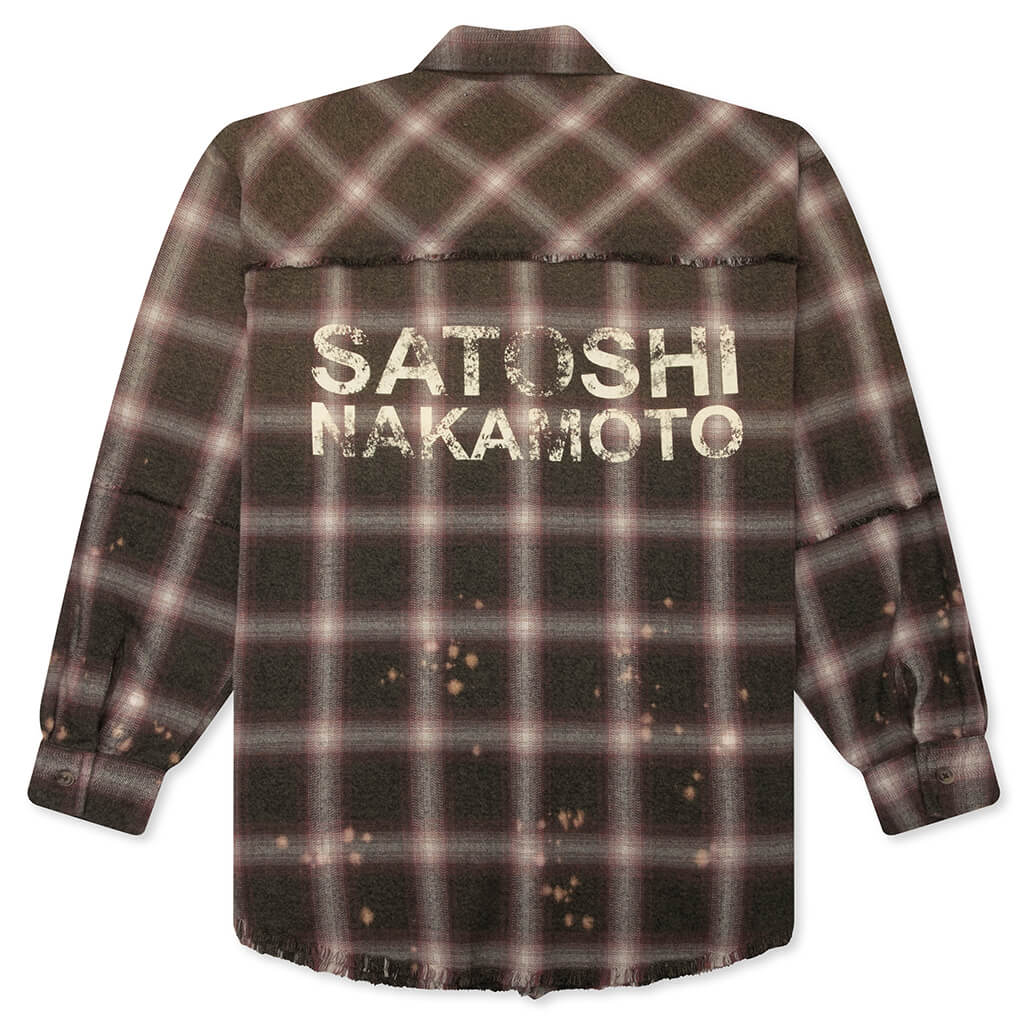 Patchwork Flannel Burgundy Green