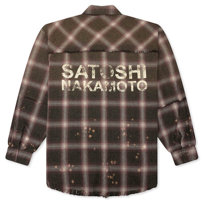 Patchwork Flannel Burgundy Green