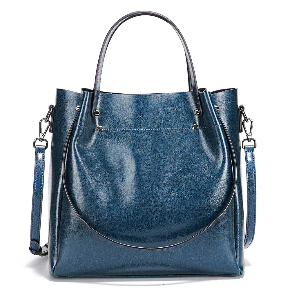 Bolsa Tote de Couro La Spezia