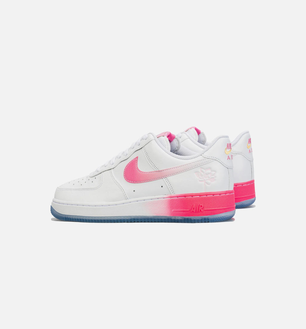 Air Force 1 Low Lotus Flower Mens Lifestyle Shoe White Pink