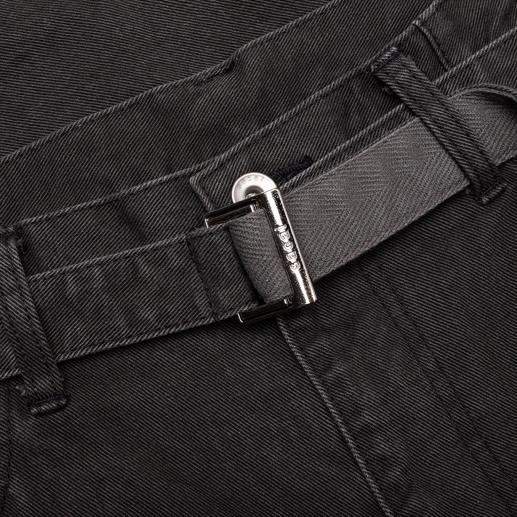 Belted Jeans Gray
