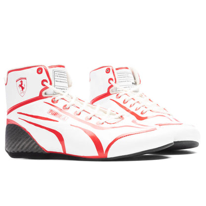 Scuderia Ferrari Speedcat Pro x Joshua Vides Driving Shoes White