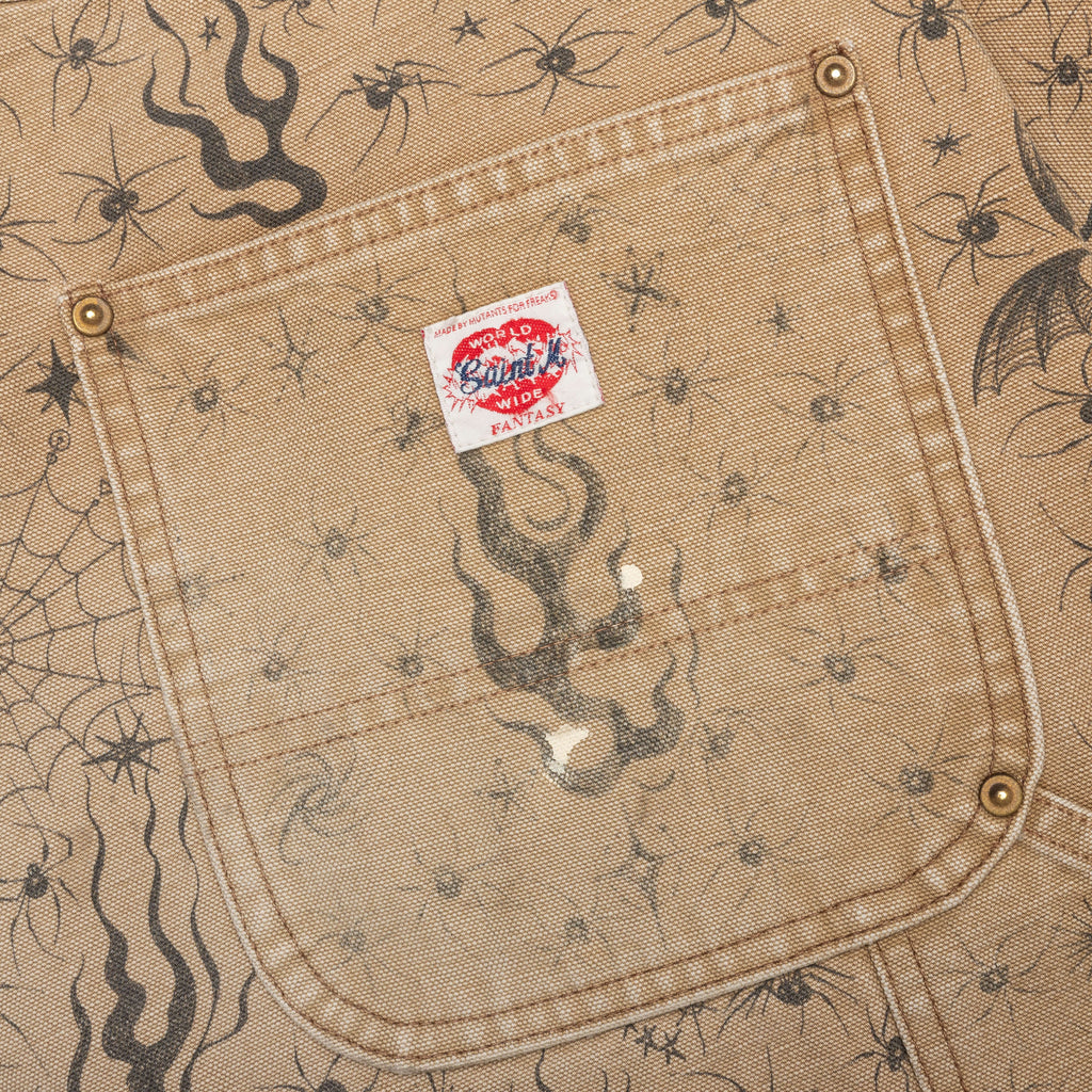 Saint Michael X DrWoo Mx6 Double Knee Pants Beige