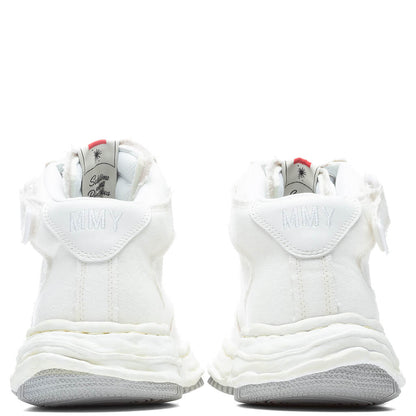 Wayne High OG Sole Washed Canvas Sneaker White