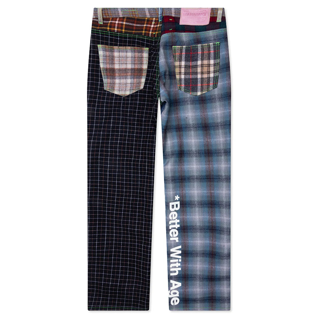 Better with Age x Pendleton Newport Mixed Media Trouser Multi