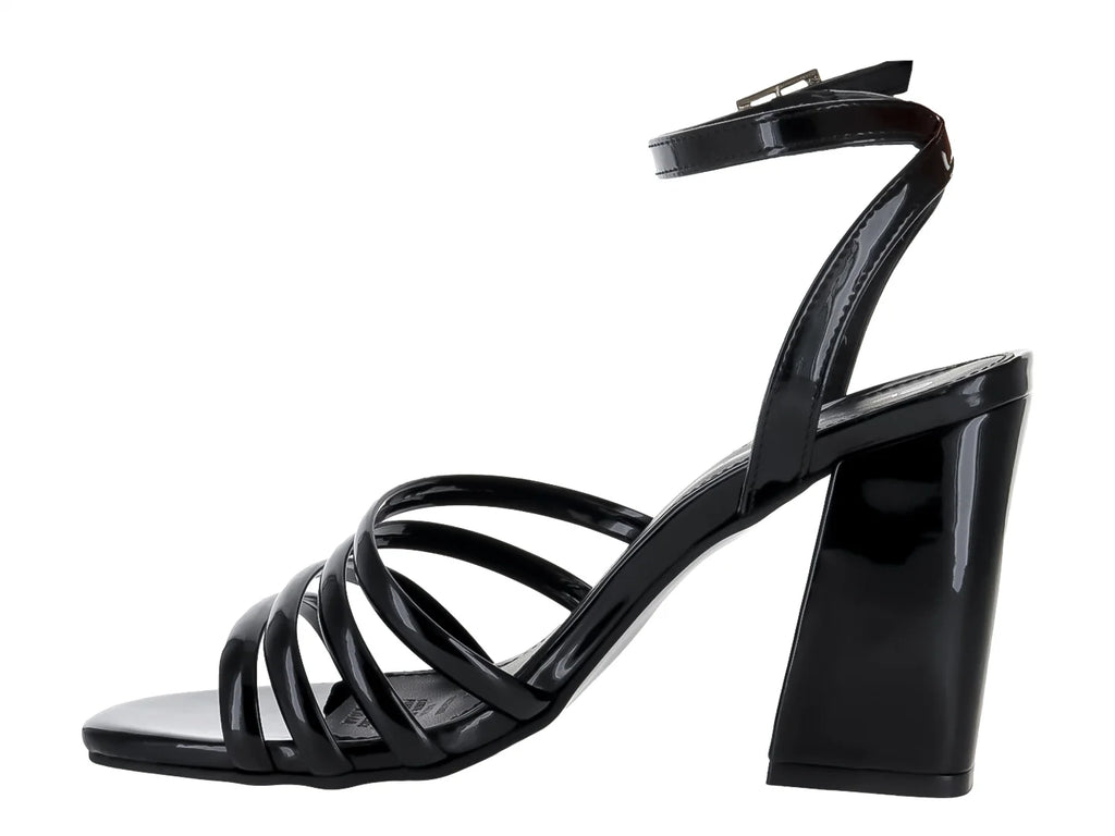 Sandalias Clasben Negro Charol para Mujer