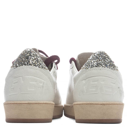 Womens Deluxe Brand Ball Star White Grey Horsy Platinum