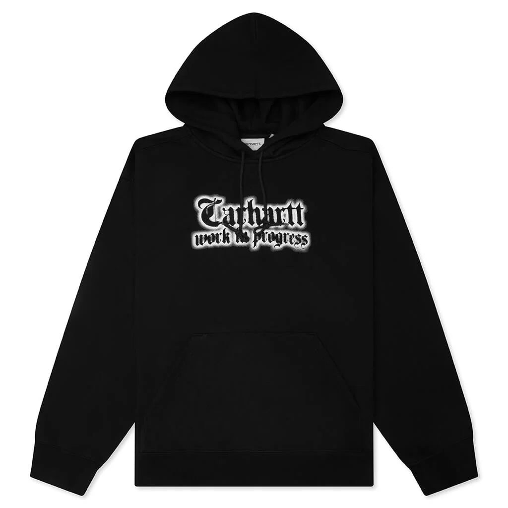 Hooded World Tour Sweatshirt Black