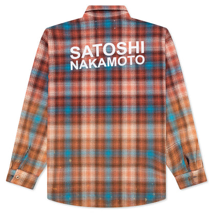 Logo Flannel Red Blue