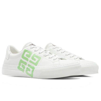 City Sport Sneakers White Mint Green