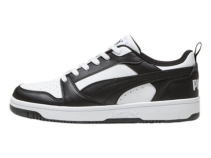 Tenis PUMA Rebound V6 Low Blanco y Negro para Mujer