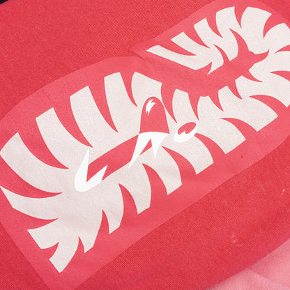 Hand Dye Shark Full Zip Hoodie Red