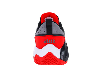 Tenis de Baloncesto Atok Performance Negro y Rojo para Hombre
