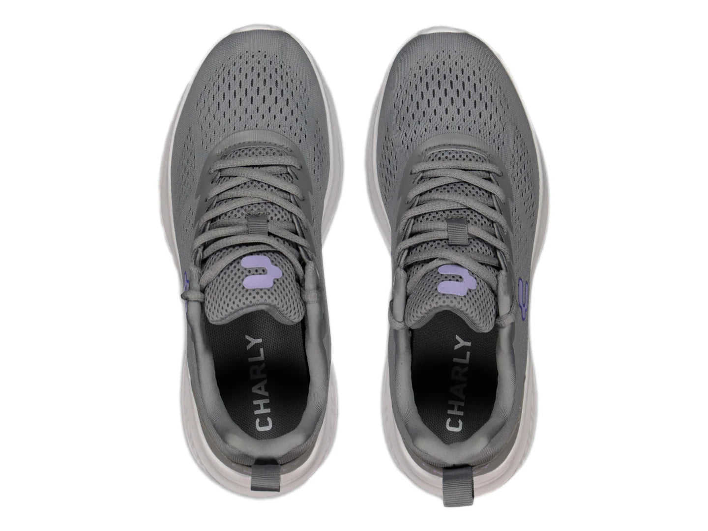 Tenis Charly Gris y Lila para Mujer