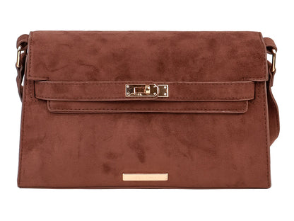Bolsa de Hombro Felianna Color Café para Mujer