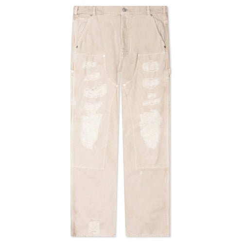 Destroyed Carpenter Pant Off White