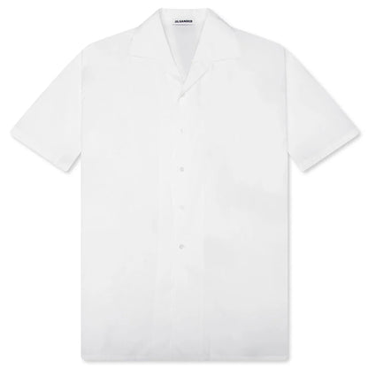 Lightweight Cotton Poplin Shirt Optic White