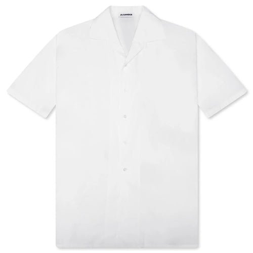 Lightweight Cotton Poplin Shirt Optic White