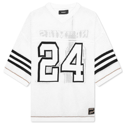 Knit 24 Football Shirt White