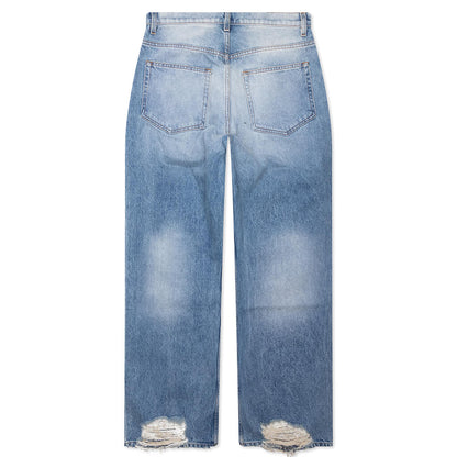 Studded Cowboy Denim Blue Denim