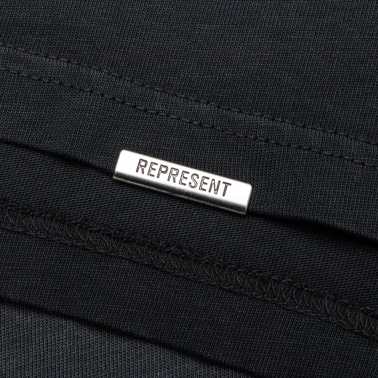 Feature x Represent Champion Rings T Shirt Stained Black
