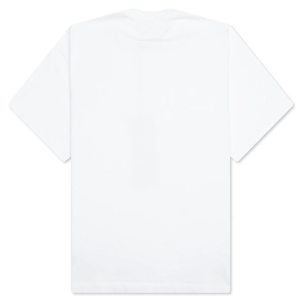Studded Logo Tee White