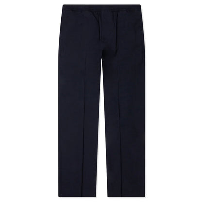 Slim Fit Formal Wool and Mohair Pants Night Blue
