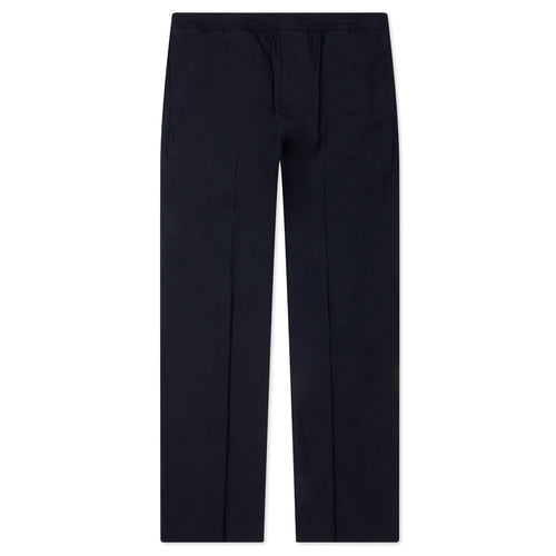Slim Fit Formal Wool and Mohair Pants Night Blue