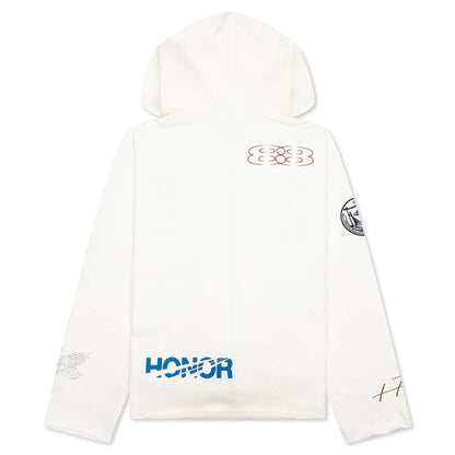 1988 Full Zip Hoodie White