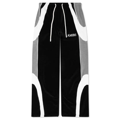 Oversized Panel Track Pant Black