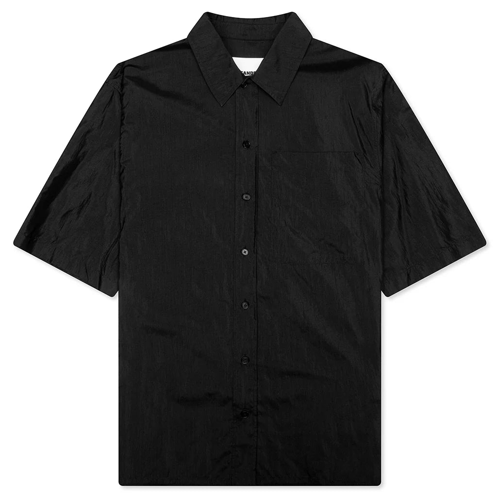 Silk And Nylon Shirt Black