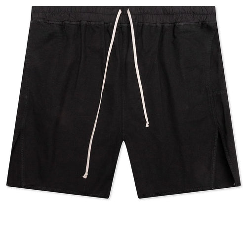 Butt Zipp Long Boxer Shorts Black