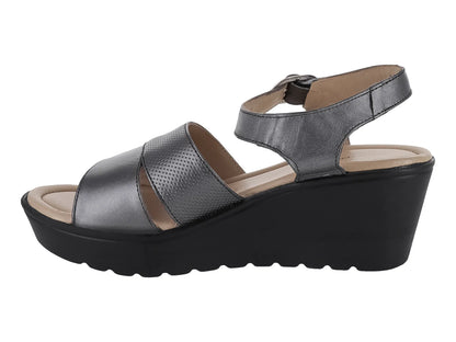 Sandalias Clinton Inox Plata para Mujer