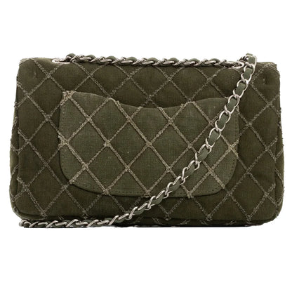 Rhombus Chain Bag Green