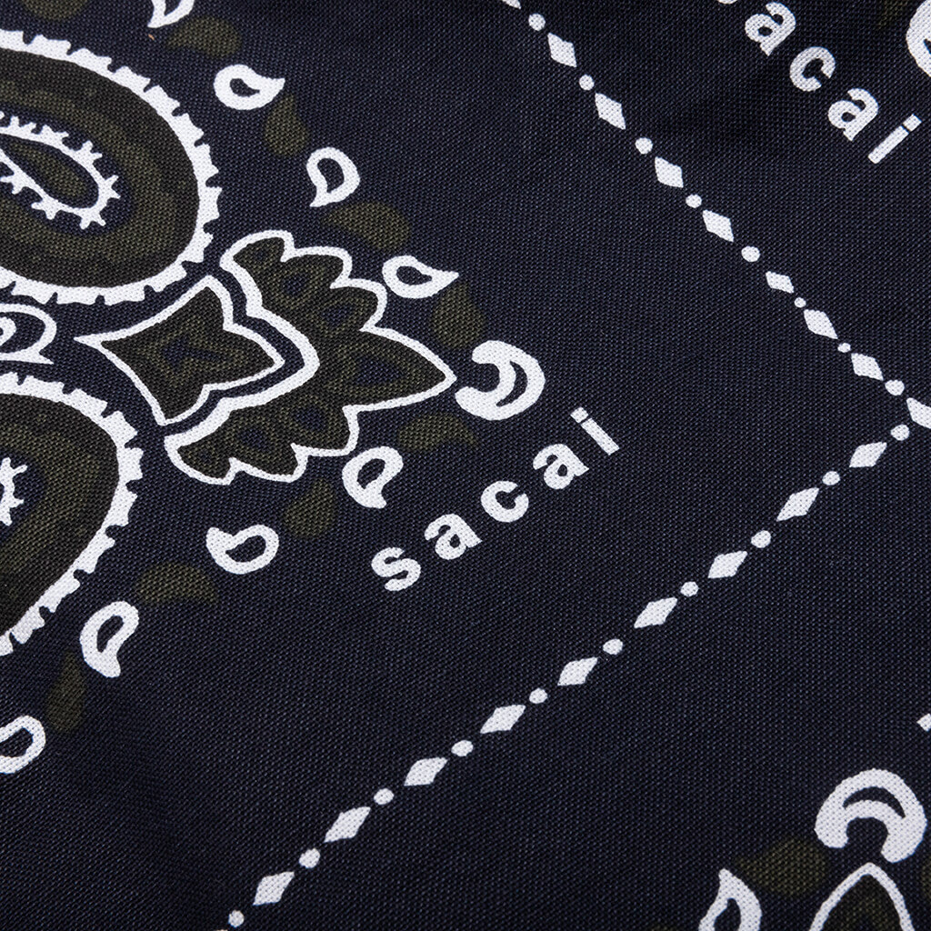 Bandana Print Shirt Navy