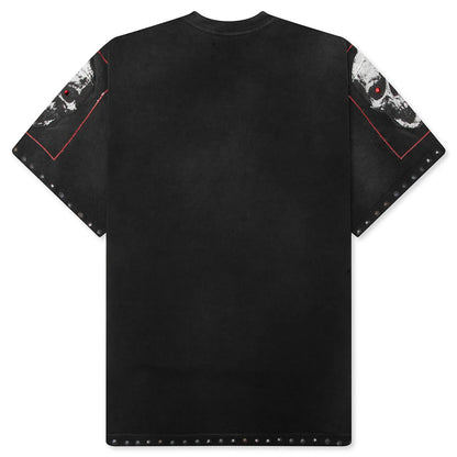Satoshi Sent Me Tee Washed Black