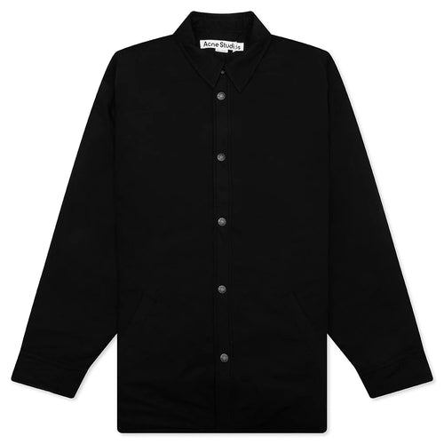 Button Up Jacket Black