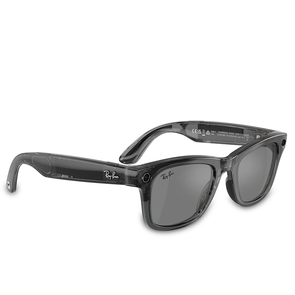 Ray Ban Meta x Coperni Limited Edition Wayfarer Transparent Black