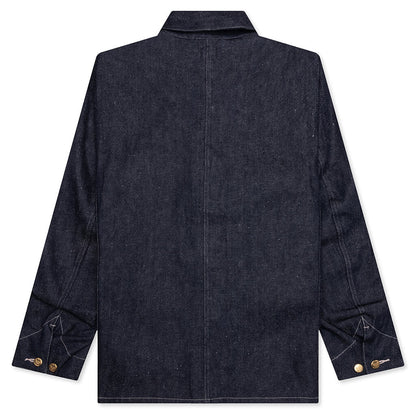 Denim Coverall Jacket Rigid Indigo