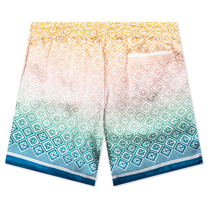 Silk Shorts Diamond Monogram Degrade