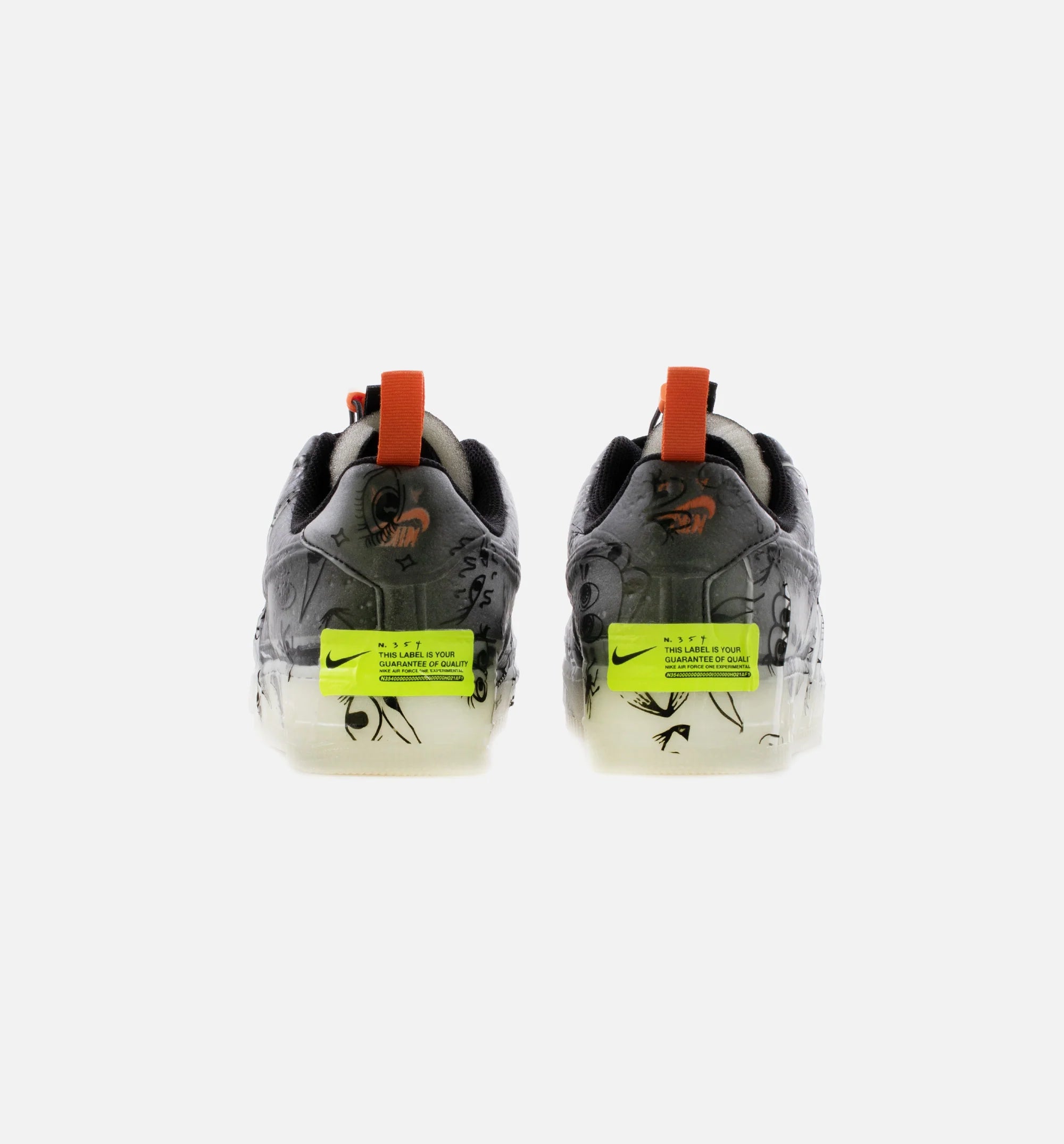 Air Force 1 Experimental Halloween Mens Lifestyle Shoe Black Orange White Limit One Per Customer