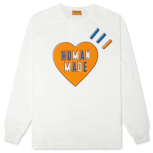 Graphic L S T Shirt 42 White