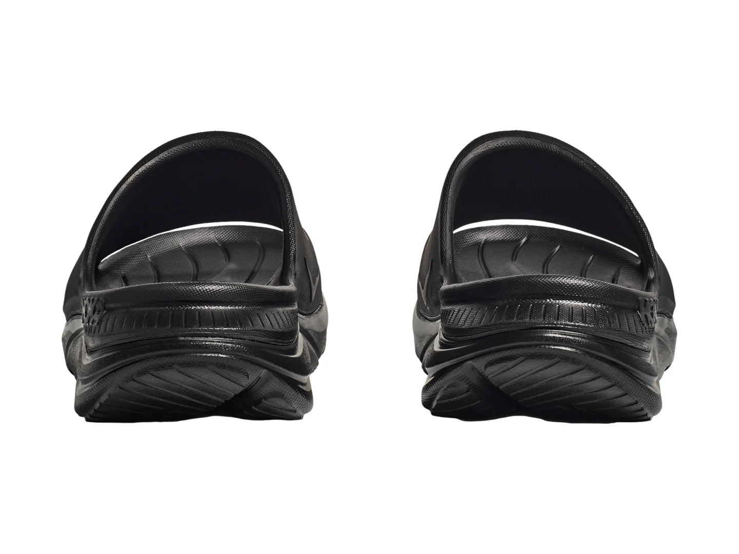 Sandalias HOKA Ora Athletic Slide Negro Blanco para Hombre